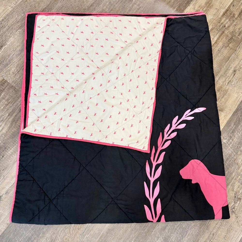 Y2K Rare Victoria's Secret PINK Reversible Comforter Full Queen Quilt